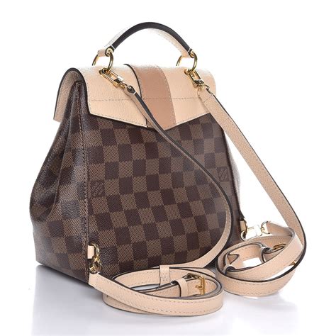 louis vuitton damier ebene clapton backpack cream|louis vuitton damier soho backpack.